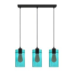 FIRENZE NEW NIEBIESKI LAMPA WISZĄCA 3  LISTWA