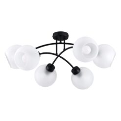 TIRENO BLACK LAMPA SUFITOWA 6 PŁ