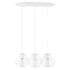 DIAMOND WHITE LAMPA WISZĄCA 3 PŁ