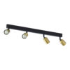 TOP BLACK/GOLD LAMPA SUFITOWA 6 PŁ TOP BLACK/GOLD LAMPA SUFITOWA 6 PŁ