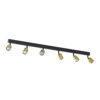 TOP BLACK/GOLD LAMPA SUFITOWA 4 PŁ TOP BLACK/GOLD LAMPA SUFITOWA 4 PŁ