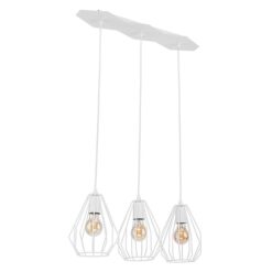 BRYLANT WHITE LAMPA WISZĄCA 3  LISTWA BRYLANT WHITE LAMPA WISZĄCA 3  LISTWA
